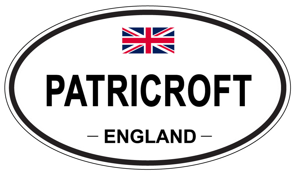 PATRICROFT, England - Oval Magnet