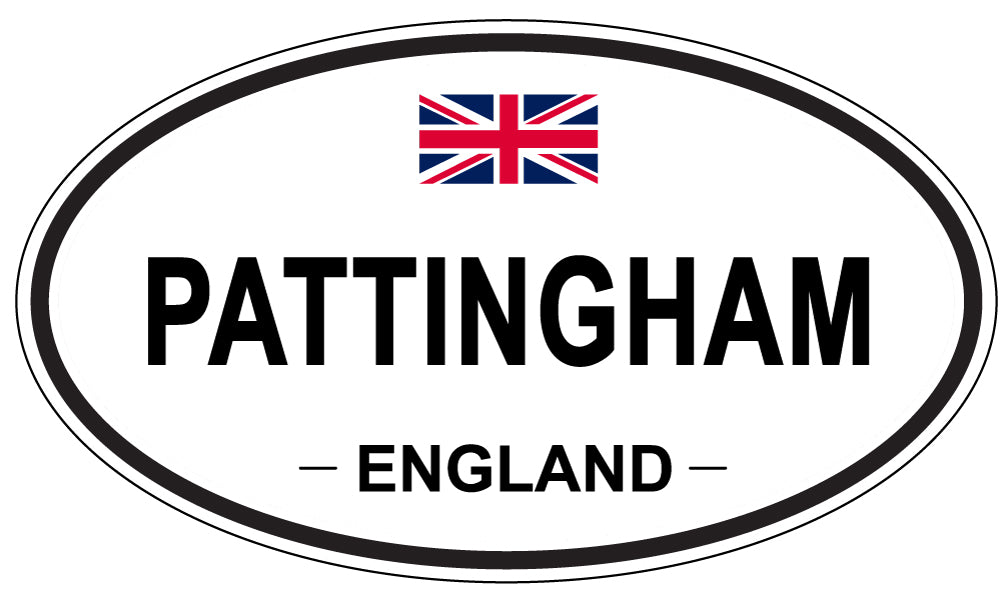 PATTINGHAM, ENGLAND - Oval Sticker
