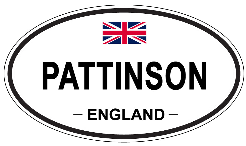 PATTINSON, England - Oval Magnet