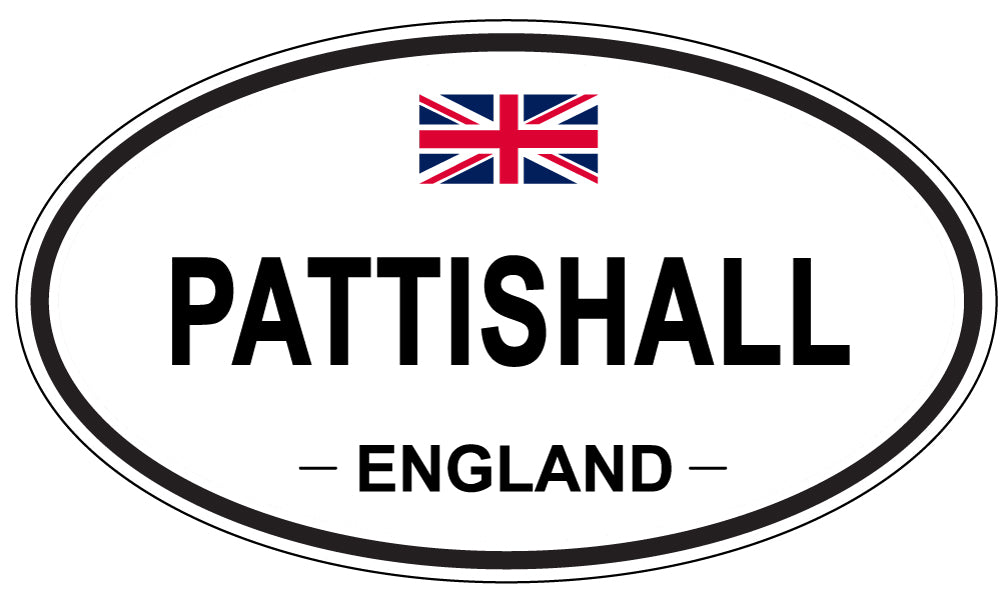 PATTISHALL, ENGLAND - Oval Sticker
