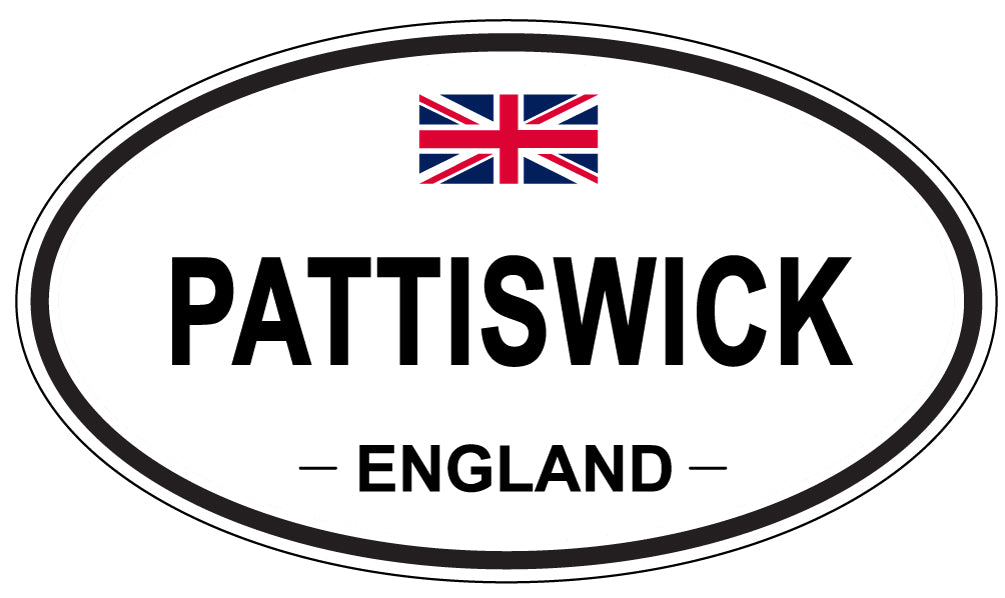 PATTISWICK, England - Oval Magnet