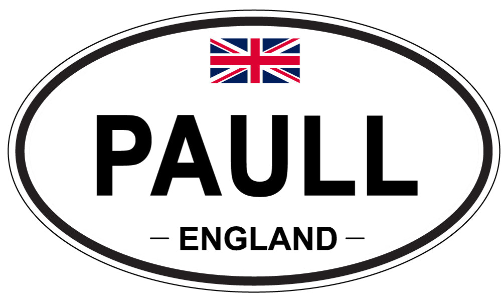 PAULL, England - Oval Magnet