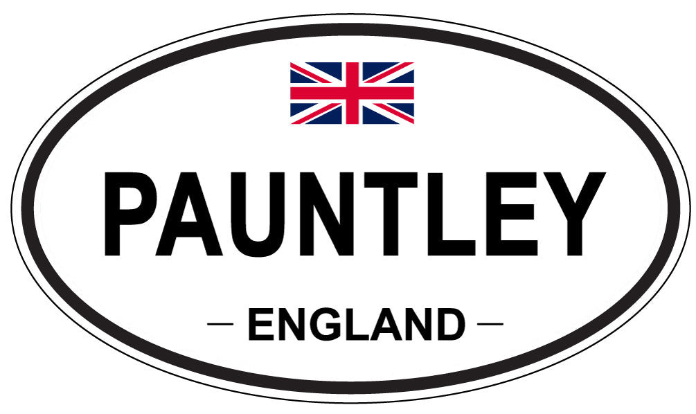 PAUNTLEY, England - Oval Magnet