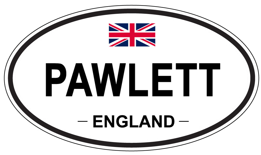 PAWLETT, England - Oval Magnet