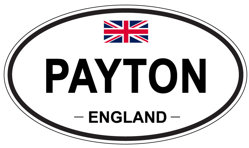 PAYTON, England - Oval Magnet
