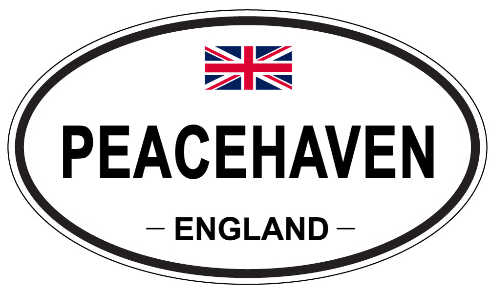 PEACEHAVEN, England - Oval Magnet