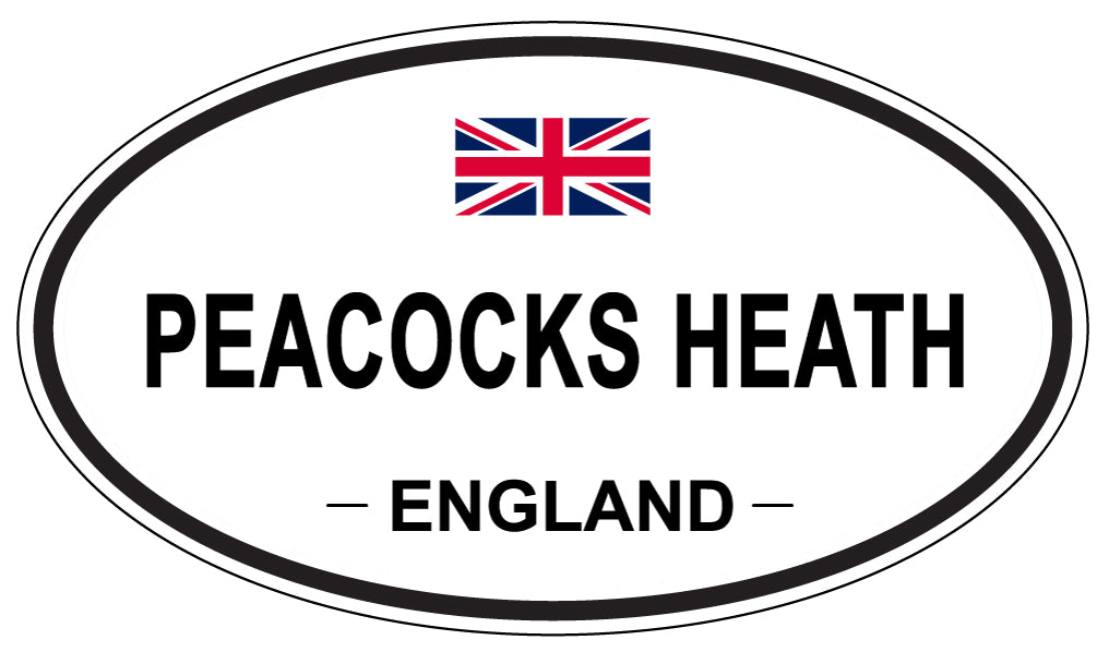 PEACOCKS HEATH, England - Oval Magnet