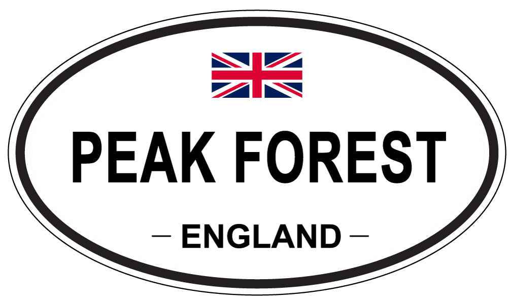 PEAK FOREST, England - Oval Magnet