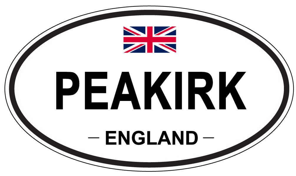 PEAKIRK, England - Oval Magnet