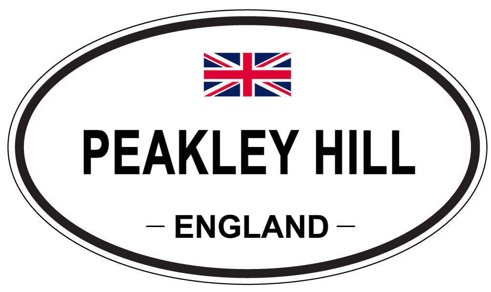 PEAKLEY HILL, England - Oval Magnet