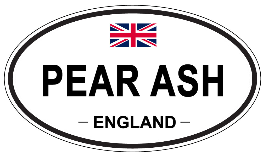 PEAR ASH, England - Oval Magnet
