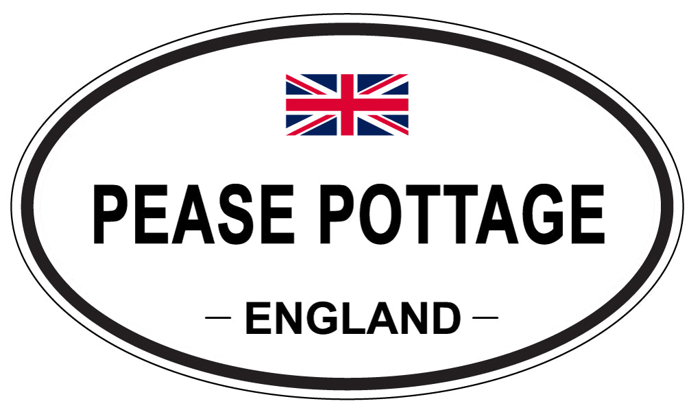 PEASE POTTAGE, England - Oval Magnet