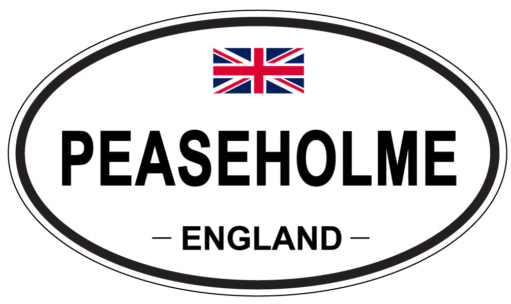 PEASEHOLME, England - Oval Magnet