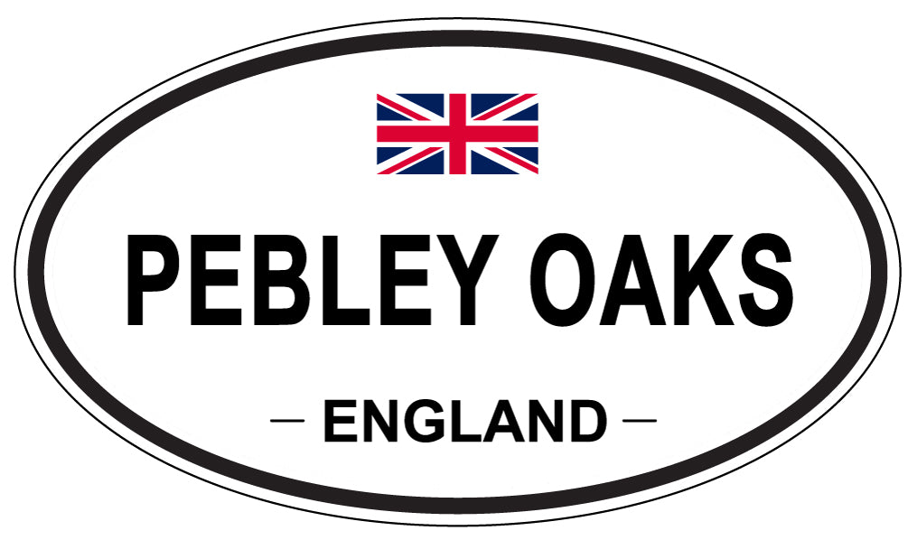 PEBLEY OAKS, England - Oval Magnet