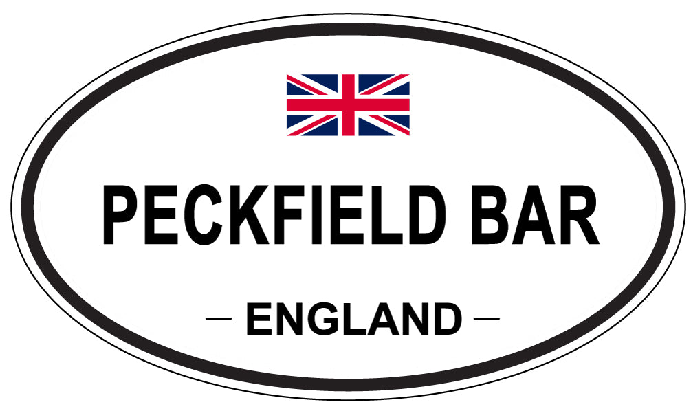 PECKFIELD BAR, England - Oval Magnet