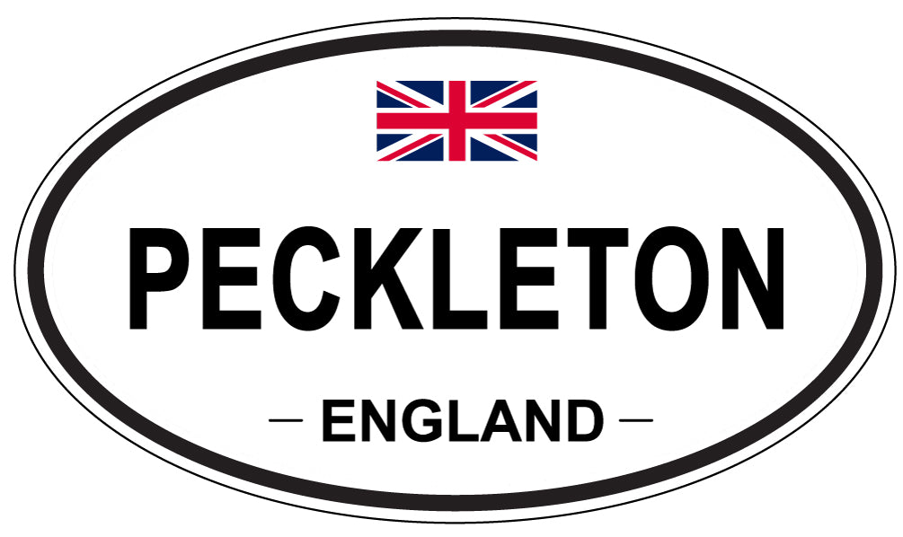 PECKLETON, England - Oval Magnet