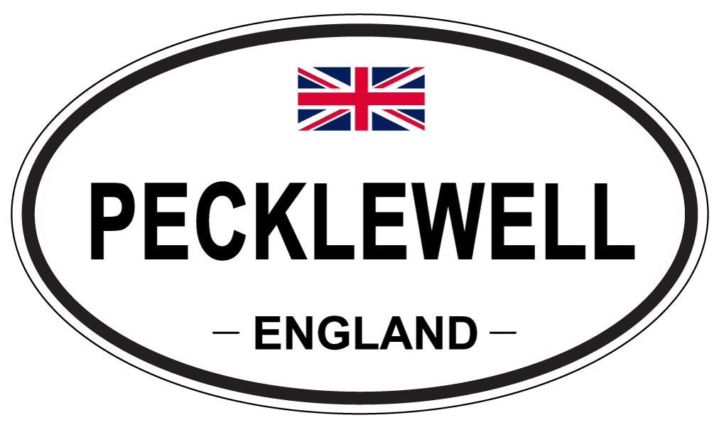 PECKLEWELL, England - Oval Magnet