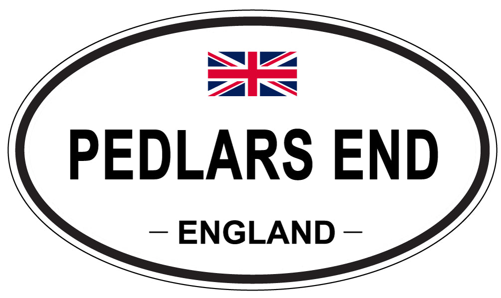PEDLARS END, England - Oval Magnet