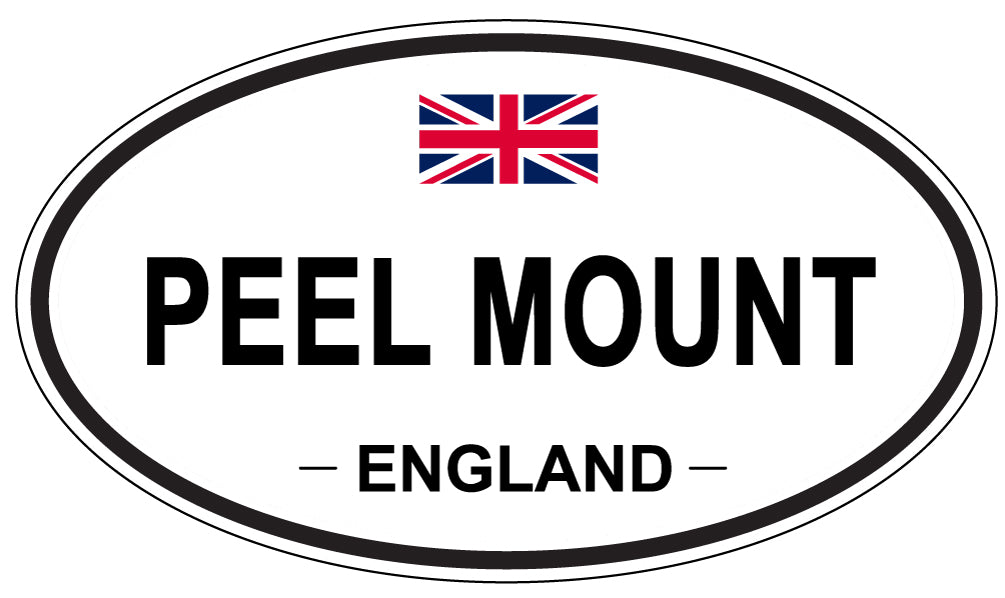 PEEL MOUNT, England - Oval Magnet