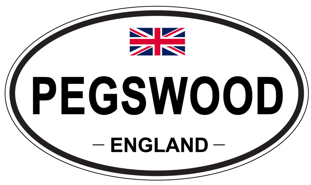 PEGSWOOD, England - Oval Magnet