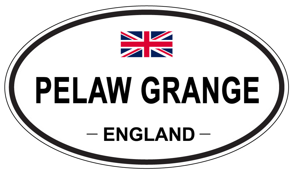 PELAW GRANGE, England - Oval Magnet