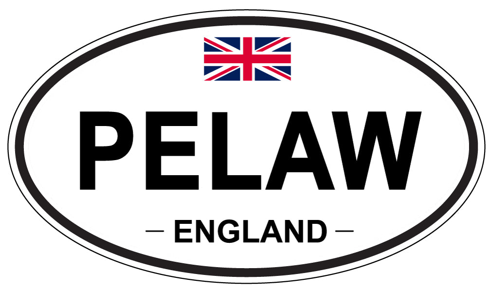 PELAW, England - Oval Magnet