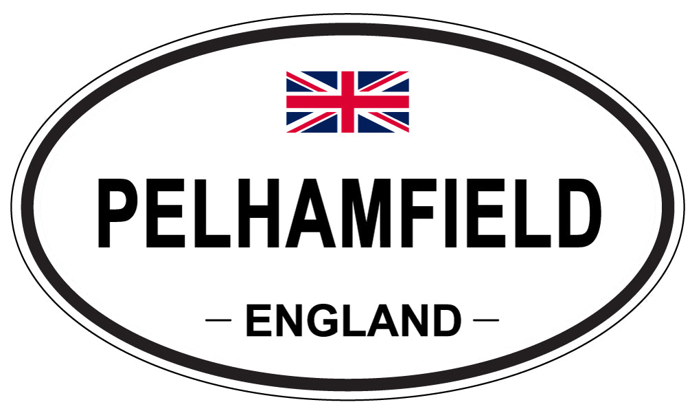PELHAMFIELD, ENGLAND - Oval Sticker