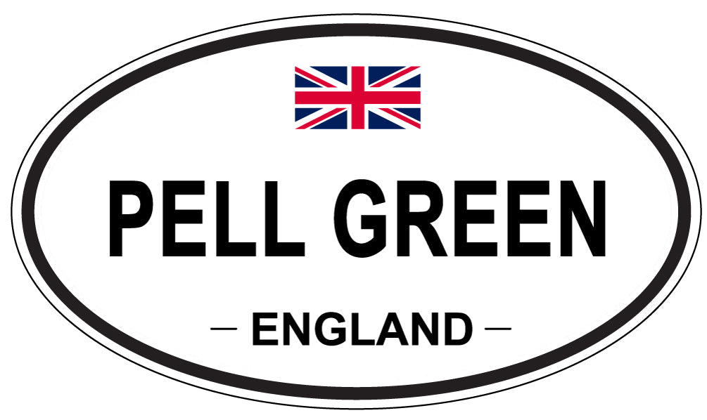 PELL GREEN, England - Oval Magnet