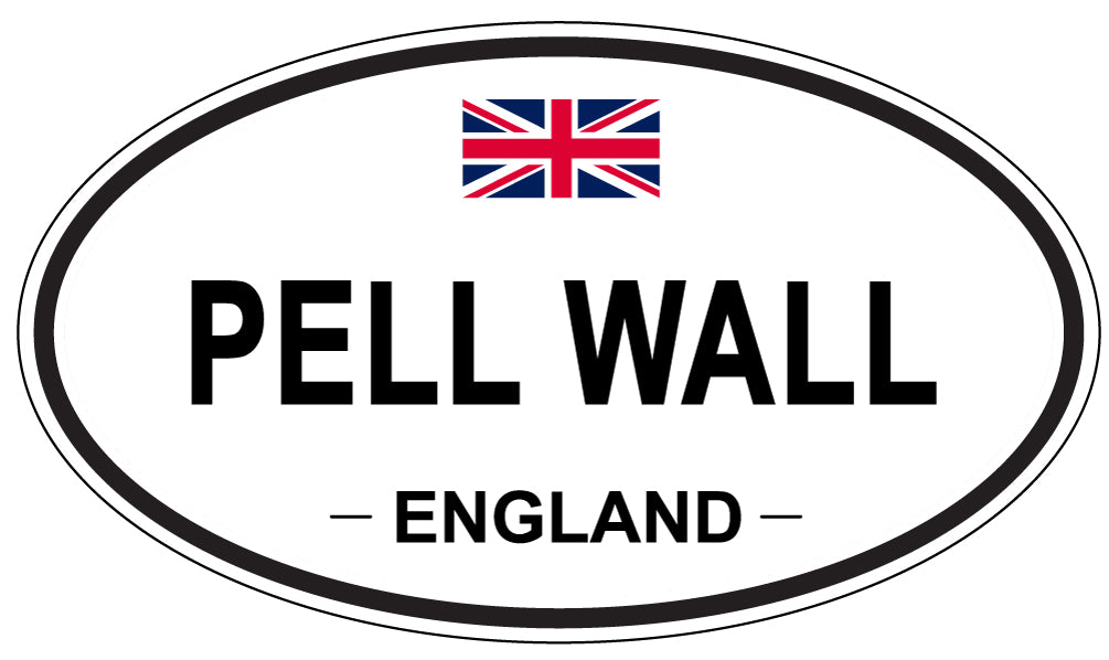 PELL WALL, England - Oval Magnet