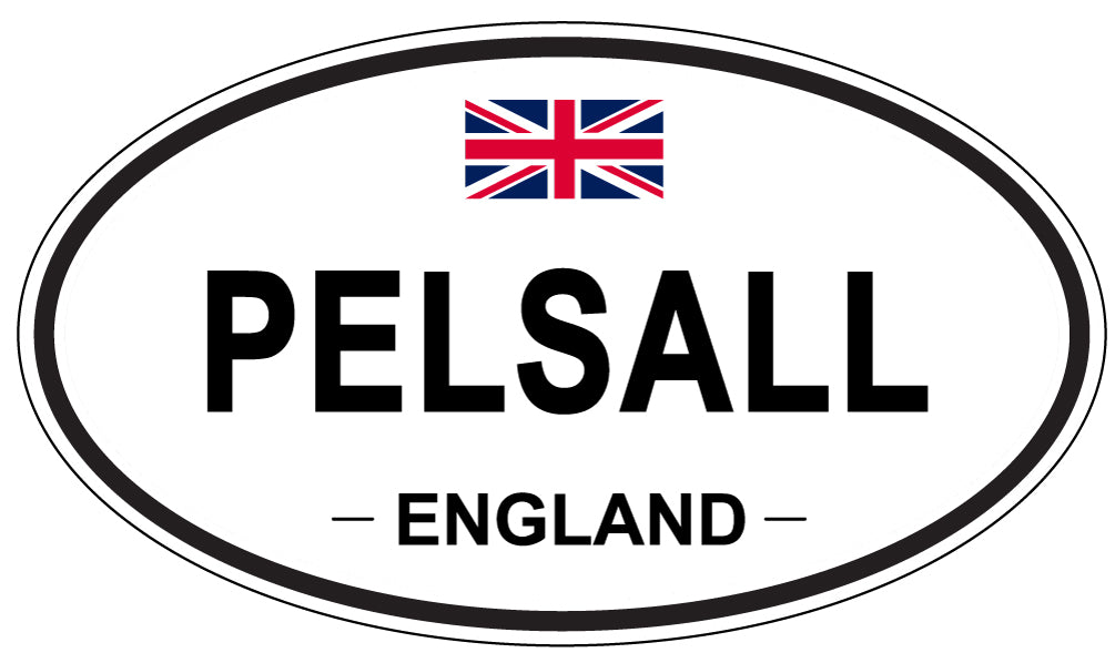 PELSALL, ENGLAND - Oval Sticker
