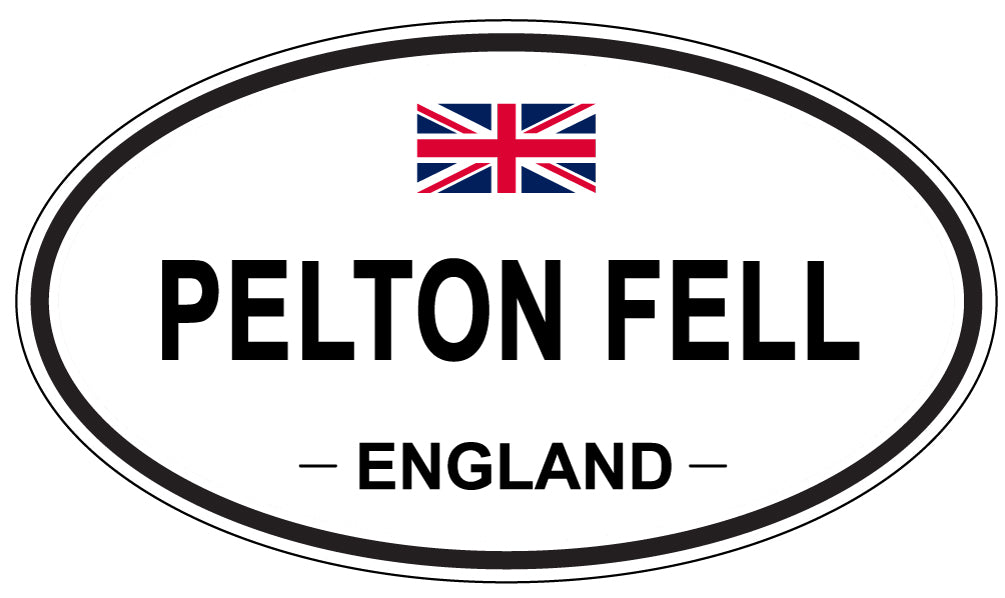 PELTON FELL, ENGLAND - Oval Sticker