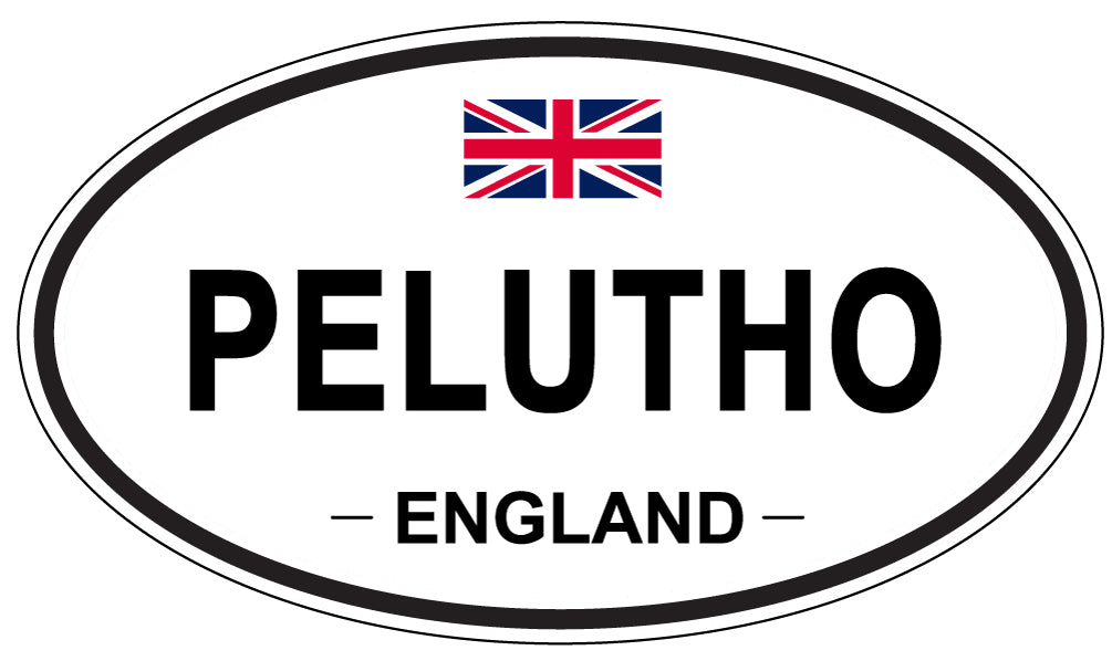 PELUTHO, England - Oval Magnet