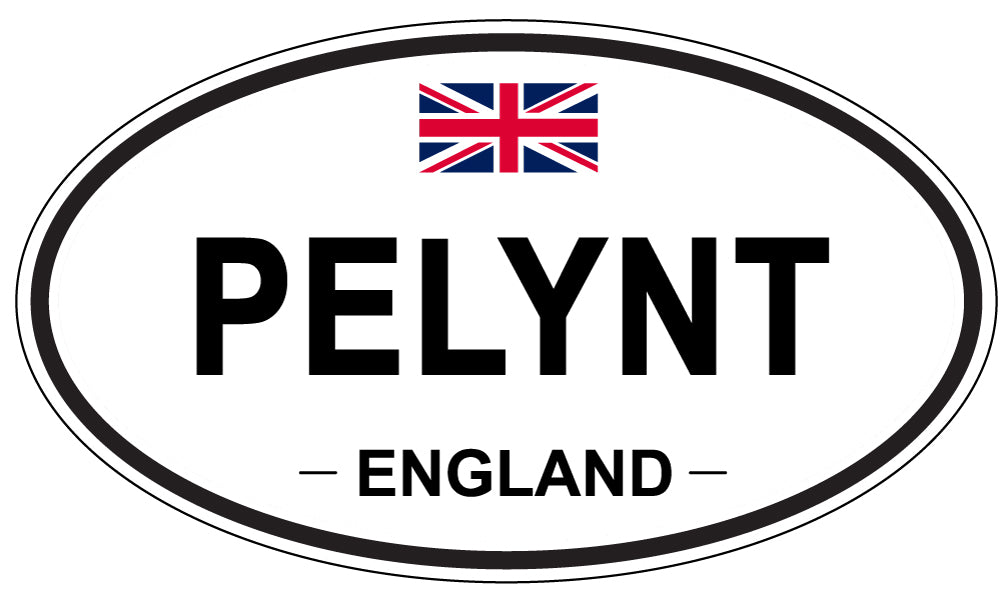 PELYNT, ENGLAND - Oval Sticker