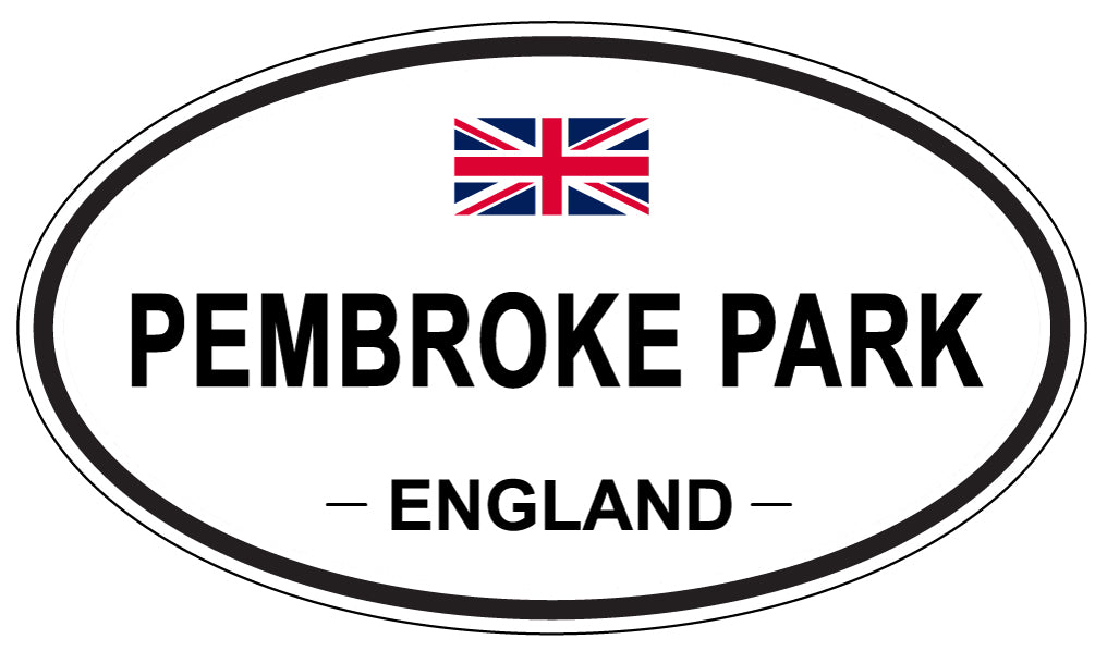 PEMBROKE PARK, ENGLAND - Oval Sticker