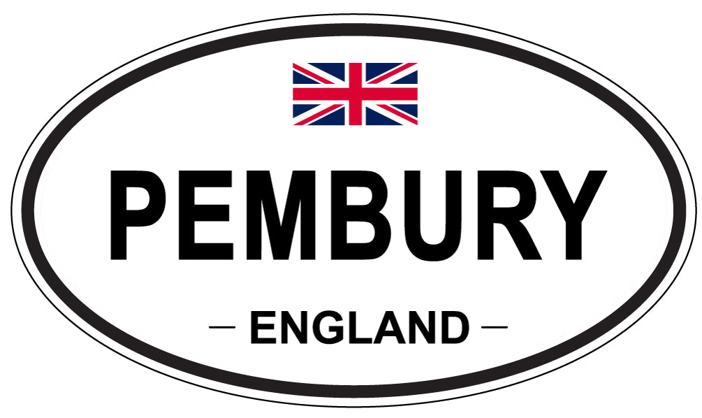 PEMBURY, England - Oval Magnet