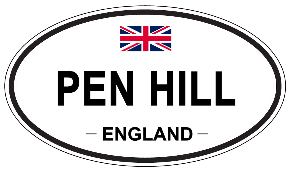 PEN HILL, England - Oval Magnet