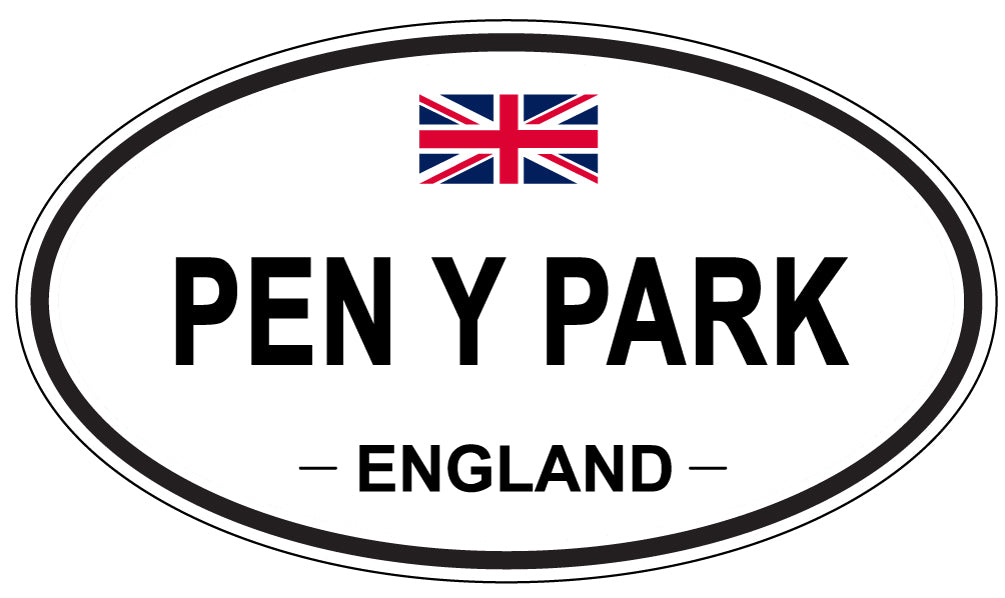 PEN Y PARK, England - Oval Magnet