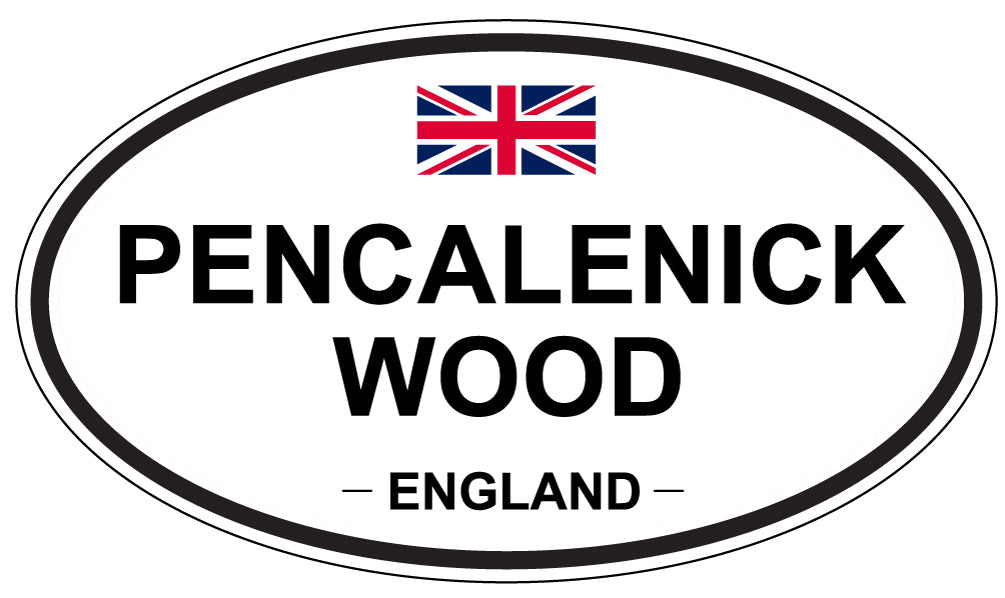 PENCALENICK WOOD, England - Oval Magnet