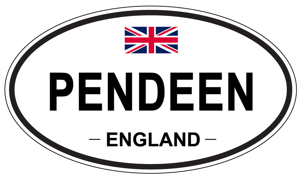 PENDEEN, ENGLAND - Oval Sticker