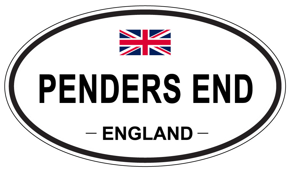 PENDERS END, England - Oval Magnet