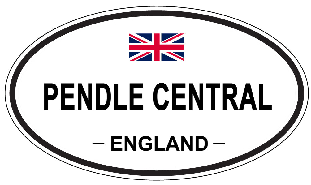 PENDLE CENTRAL, England - Oval Magnet