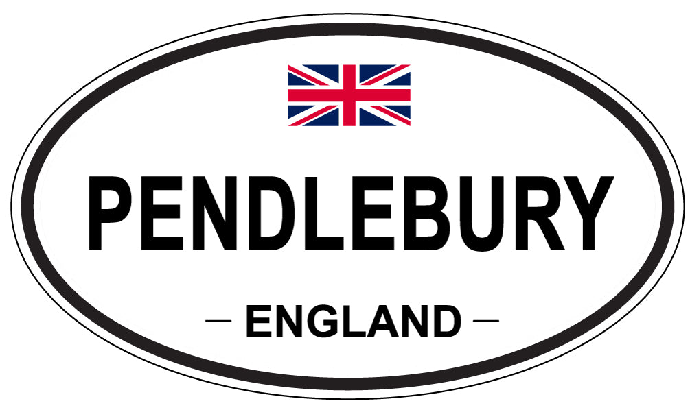 PENDLEBURY, ENGLAND - Oval Sticker