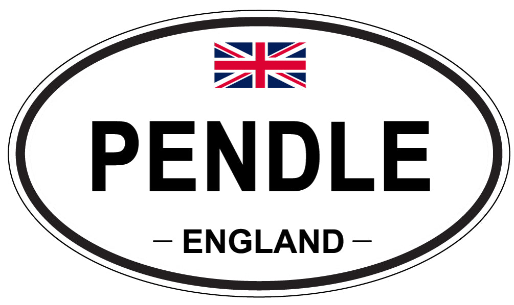 PENDLE, England - Oval Magnet