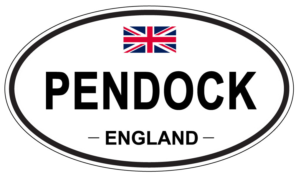 PENDOCK, England - Oval Magnet