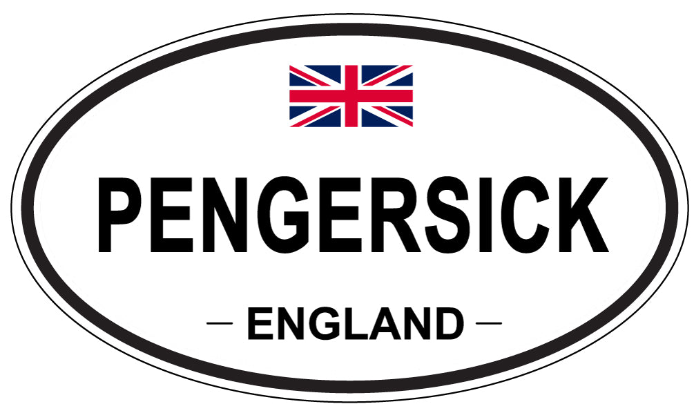 PENGERSICK, England - Oval Magnet