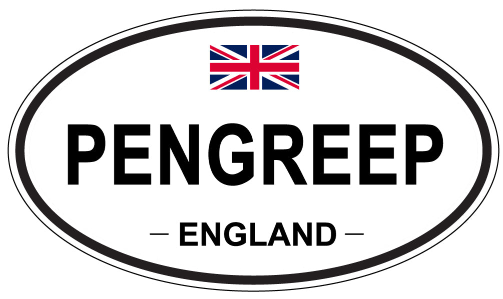PENGREEP, England - Oval Magnet