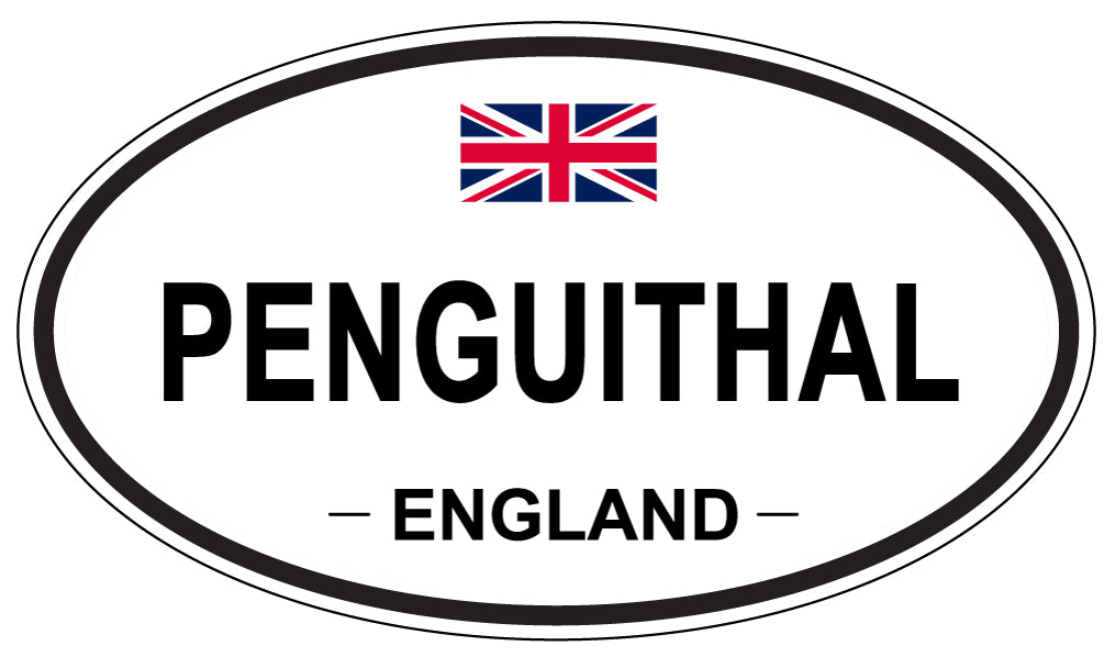 PENGUITHAL, ENGLAND - Oval Sticker