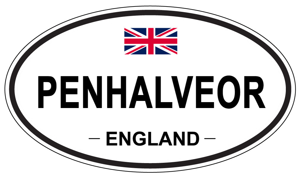 PENHALVEOR, England - Oval Magnet
