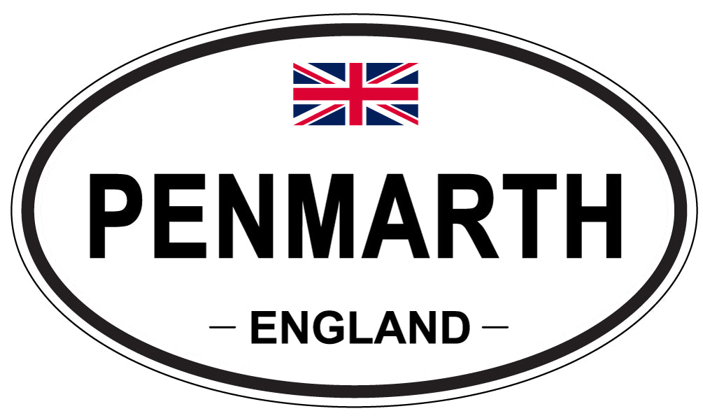 PENMARTH, England - Oval Magnet