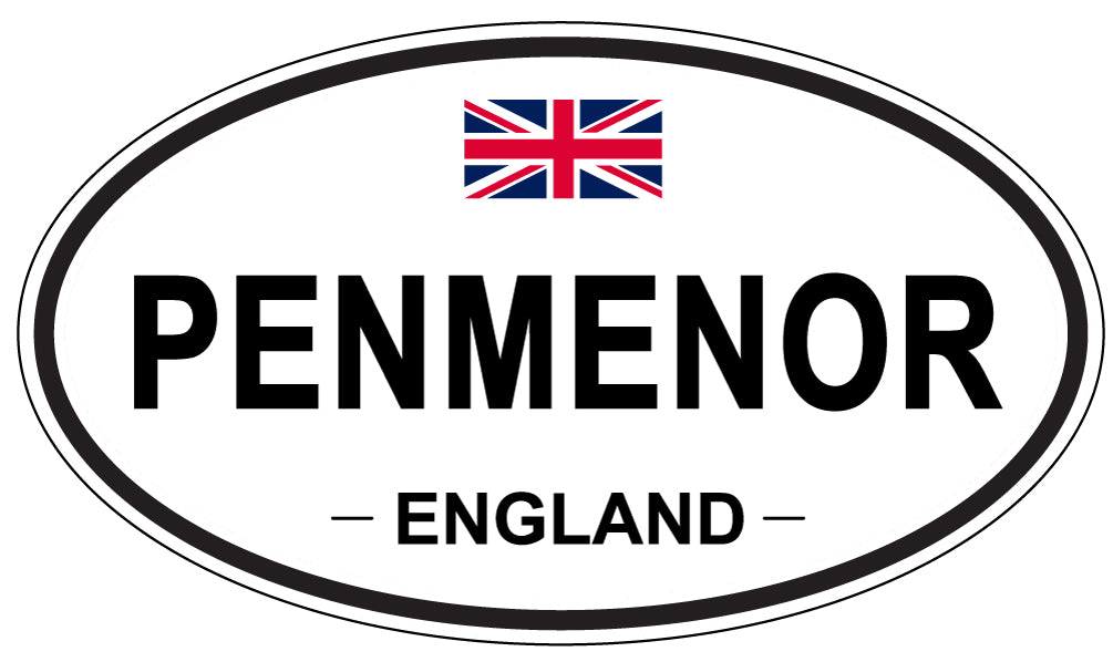 PENMENOR, ENGLAND - Oval Sticker